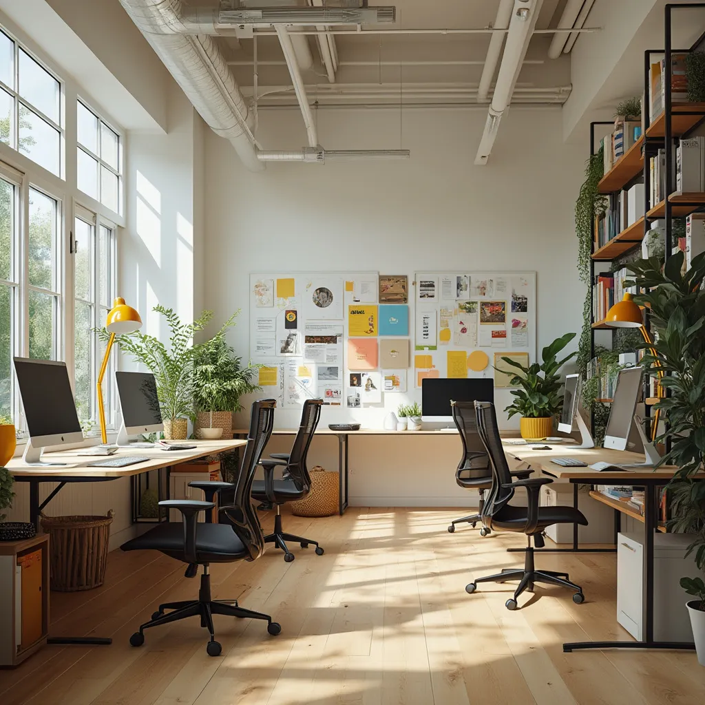 Espacio de trabajo colaborativo en nuestro estudio de diseño